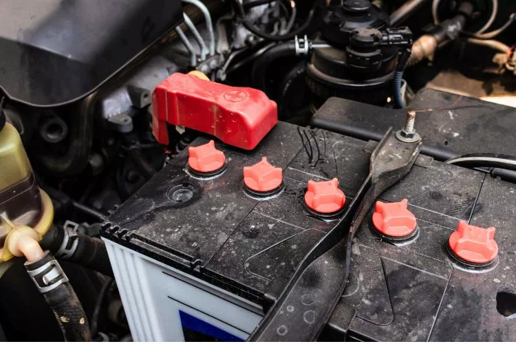 Batterie d'une voiture
