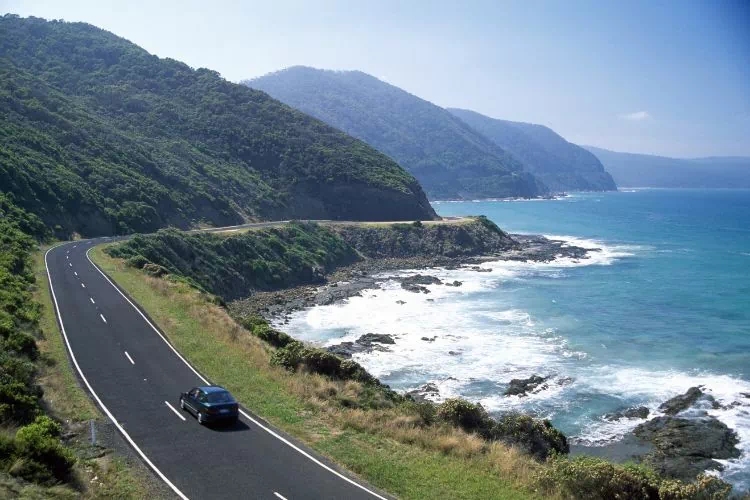 Road trip le long de la côte