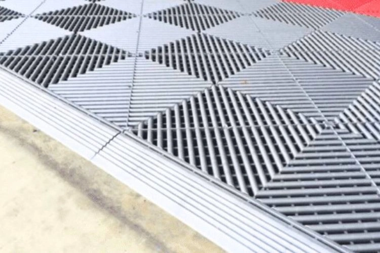 Dalle de sol garage bien monté