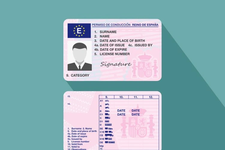 Représentation du permis de conduire espagnol