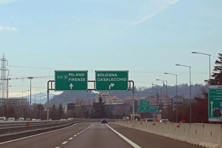 Autoroute en Italie