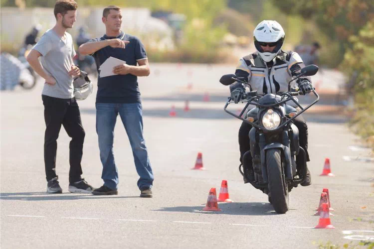 Examen de conduite moto