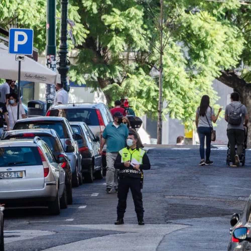 Police routière au Portugal