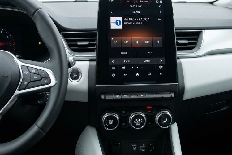 Tableau de bord de Renault captur II