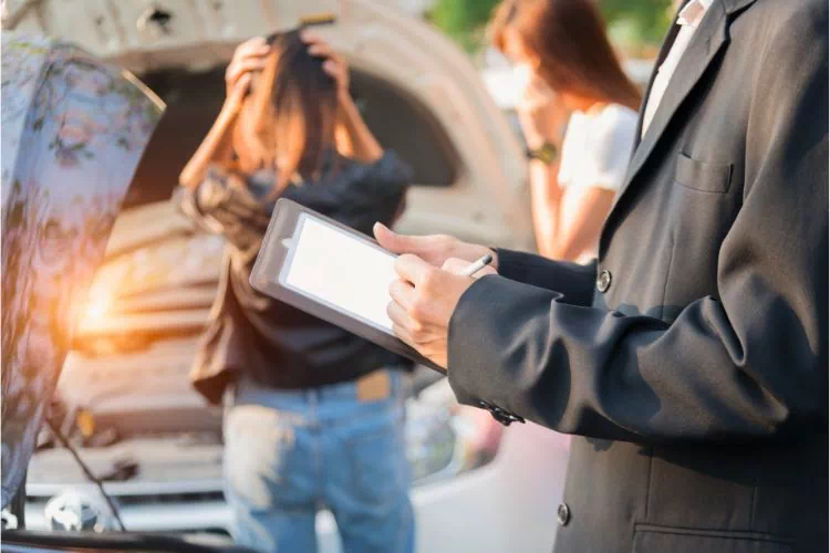 Assurance sur les lieux d'un accidents